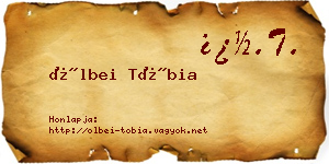 Ölbei Tóbia névjegykártya